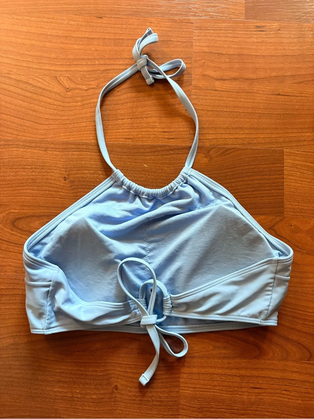 Hollister Pale Blue Halter Bikini Top